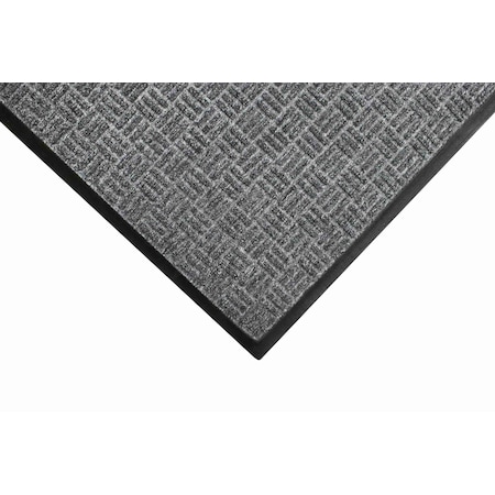 WaterHog Masterpiece Select Mat, Pewter 6' X 8', Cleated Backing